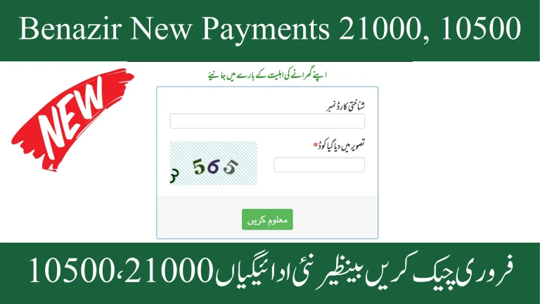 Latest Update February Check Benazir New Payments 21000, 10500