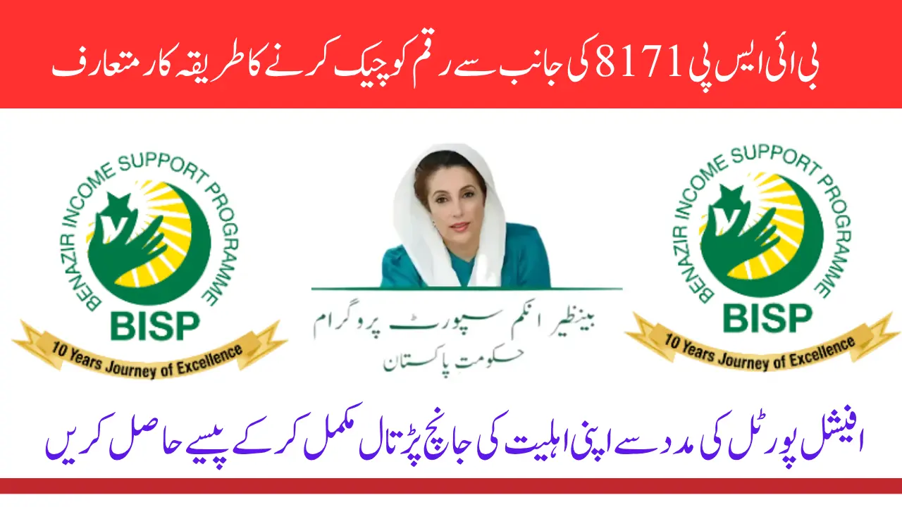 BISP 8171 2025 Balance Check Online Via Official Portal Check Eligibility & Re-verification Process (1)