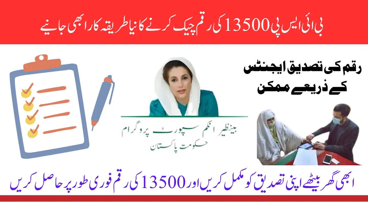 BISP Payment 13500 Balance Check Via CNIC And Agents Easiest Methods 2025